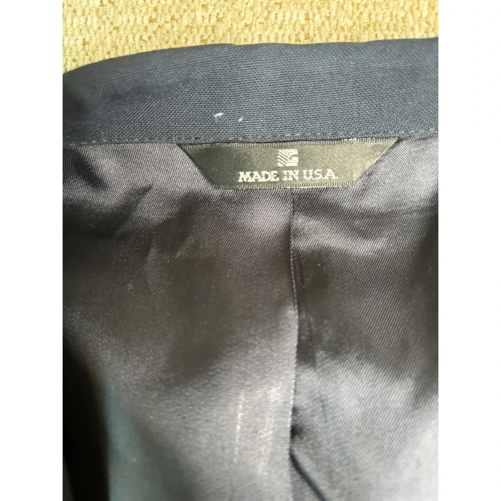 Polo‎ University Club Ralph Lauren Navy Blue Blazer Gold Buttons Made in USA 44R